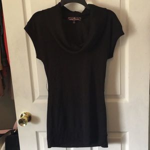 Mini black dress